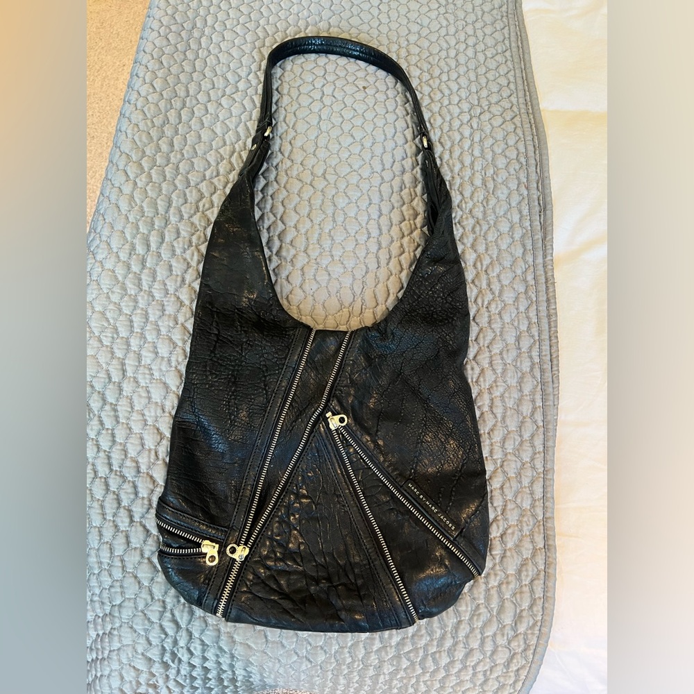 Marc by Marc Jacobs Soft Black Leather Shoulder Bag 🤍🖤
